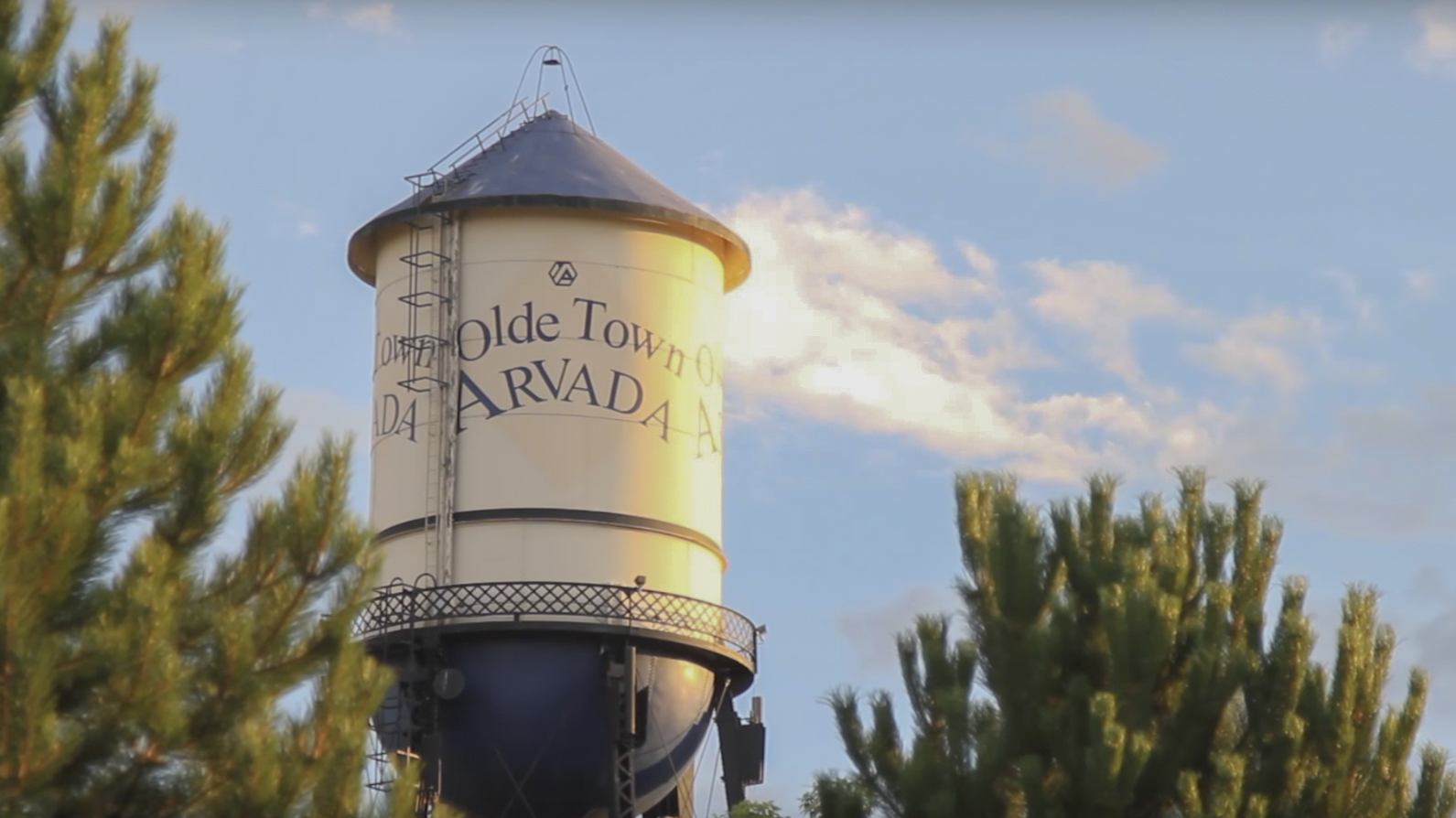 Olde Town Arvada water tower